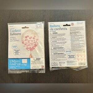 12 12” Confetti Latex Balloons Valentine's Day Holiday Party Decoration